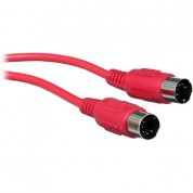 Hosa Midi To Midi Cable 3ft - Red