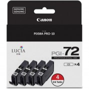 Canon Pgi-72 Chroma Optimizer Ink Tank 4-pack