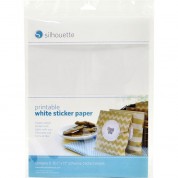 Printable White Sticker Paper - 8.5x11