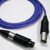 Canare Starquad Xlrm Cable 25' Blue Neutrik Xlr