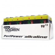 Perfpower 9v Alkaline Batteries - 12 Pack