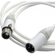 Canare Starquad Xlrf-xlrm Cable 2' White