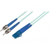 Camplex Om3 Multimode Duplex St To Lc Fiber Cable 9.8'