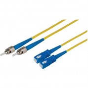 Camplex Duplex St To Sc Singlemode Fiber Patch Cable 13.12'