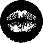 Rosco Steel Gobo #7219 - Lips - Size A Design