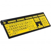 Logickeyboard Xl Print Nero Slim Line Keyboard