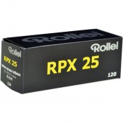 Rollei Rpx 25 Black And White Film 120 Roll