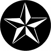 Rosco Steel Gobo 7598 - 3d Star Size E