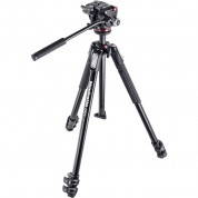 Manfrotto 190x3 Tripod With Mhxpro-2w Fluid Head