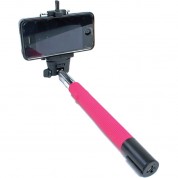 Dot Line Bluetooth Selfie Extension - Hot Pink