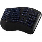 Adesso Tru-form 150 Ergonomic Keyboard Black