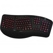 Adesso Tru-form 150 Ergonomic Keyboard Black