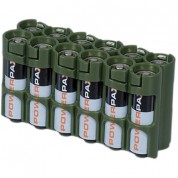 Storacell 12 Aa Battery Caddy - Military Green