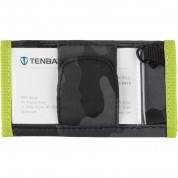 Tenba Reload Cf 6 Card Wallet - Camouflage/lime