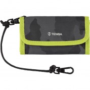 Tenba Reload Cf 6 Card Wallet - Camouflage/lime