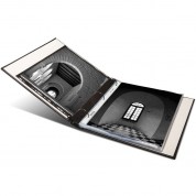 Leather Padded S-series Album - Black Acadian Grain