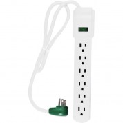 Gogreen Power 6-outlet Surge Protector 3' White