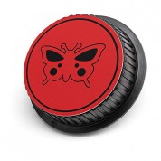 Lenzbuddy Red Butterfly Rear Lens Cap For Canon