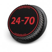 Lenzbuddy 24-70mm Rear Lens Cap - Black & Red