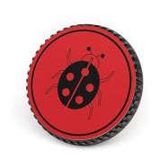 Lenzbuddy Nikon F Mount Body Cap - Ladybug Red