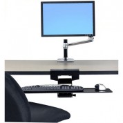 Adjustable Computer Monitor And Keyboard Arm