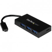 Startech 4-port Usb 3.0 Hub Black Hb30c3a1cfb