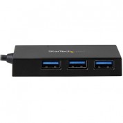 Startech 4-port Usb 3.0 Hub Black Hb30c3a1cfb