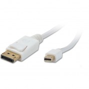 Mini Displayport To Displayport Cable 15ft White