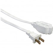 Gogreen Power 6' Household Extension Cord, White