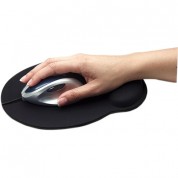 Manhattan Wrist-rest Mouse Pad Black