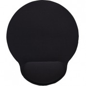 Manhattan Wrist-rest Mouse Pad Black