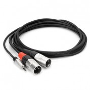 Hosa Stereo Breakout Cable 3.5mm To Dual Xlr Male 3'