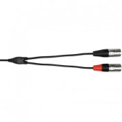 Hosa Pro Stereo Breakout Cable 3.5mm To Dual Xlr Male 15'