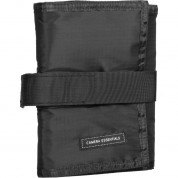 Harrison Six-pocket Cable Wallet Black 6x8