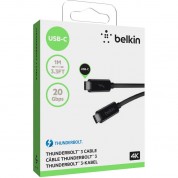 Belkin Thunderbolt 3 Usb-c Cable 3ft Black