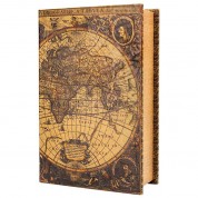 Barska Antique Map Book Lock Box Keyed Lock