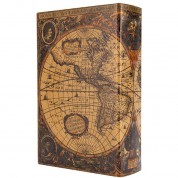 Barska Antique Map Book Lock Box Keyed Lock