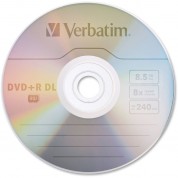 Verbatim Dvd+r Dl 8.5gb 8x Recordable Disc 15-pack