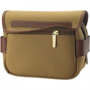 Billingham S2 Shoulder Bag Black Canvas Tan Leather