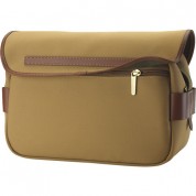 Billingham S4 Shoulder Bag Black Canvas Tan Leather