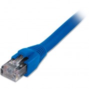 50ft Cat6 Shielded Plenum Patch Cable Blue