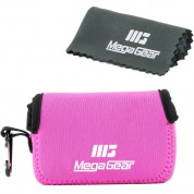 Megagear Neoprene Case For Panasonic Dmc-zs100 - Hot Pink