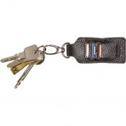 Barber Shop Clipper Leather Key Holder With Sd Card Slots