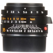 Leica Summicron-m 35mm F/2 Asph Lens Black