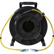 8-channel Fiber Optic Tactical Cable Reel With Lc Connectors