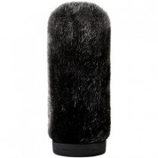 Bubblebee Windkiller Fur Slip-on For 23-26mm Mics (xl, Black)