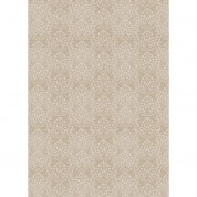 Westcott Leafy Damask 5x7 Art Canvas Backdrop Brown