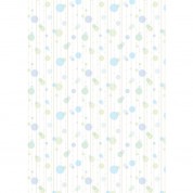 Westcott Party Dots Art Canvas Backdrop 5x7 Turquoise