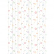 Westcott Party Dots Matte Vinyl Backdrop 5x7 Red Grommets