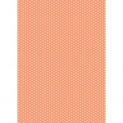 Westcott Small Dots Art Canvas Backdrop 5x7 Orange Grommets